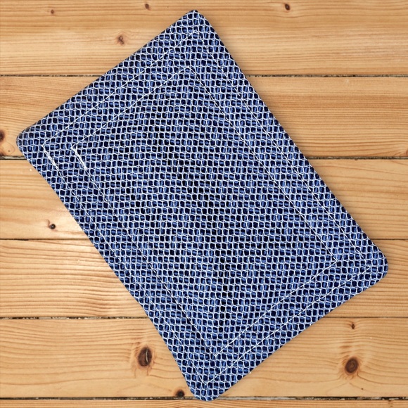 Eco Friendly Floral Reusable Kitchen Sponge Pair with Scrubby Backing Ha… - Picture 2 of 3